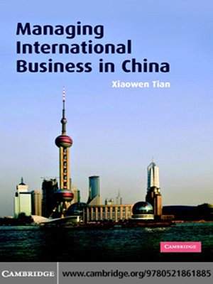 cover image of Managing International Business in China